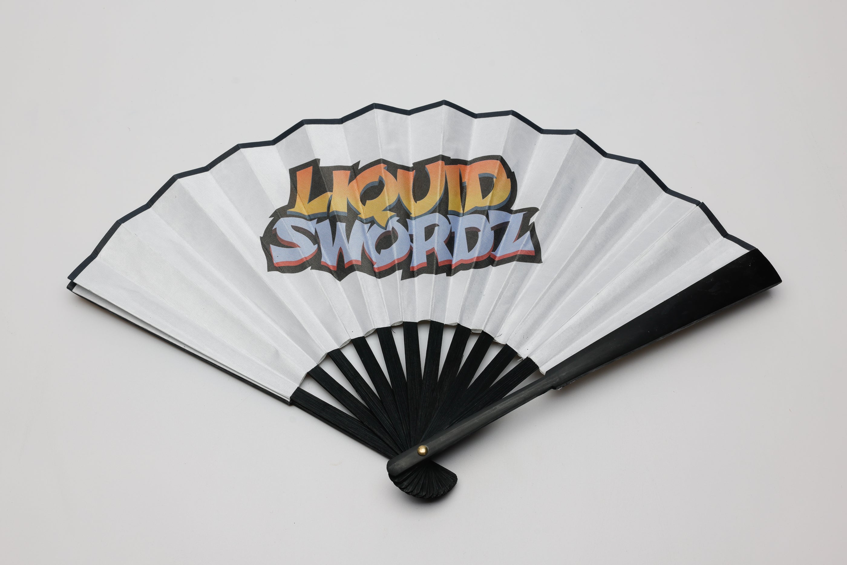 Liquid Swordz Monogram Folding Fan