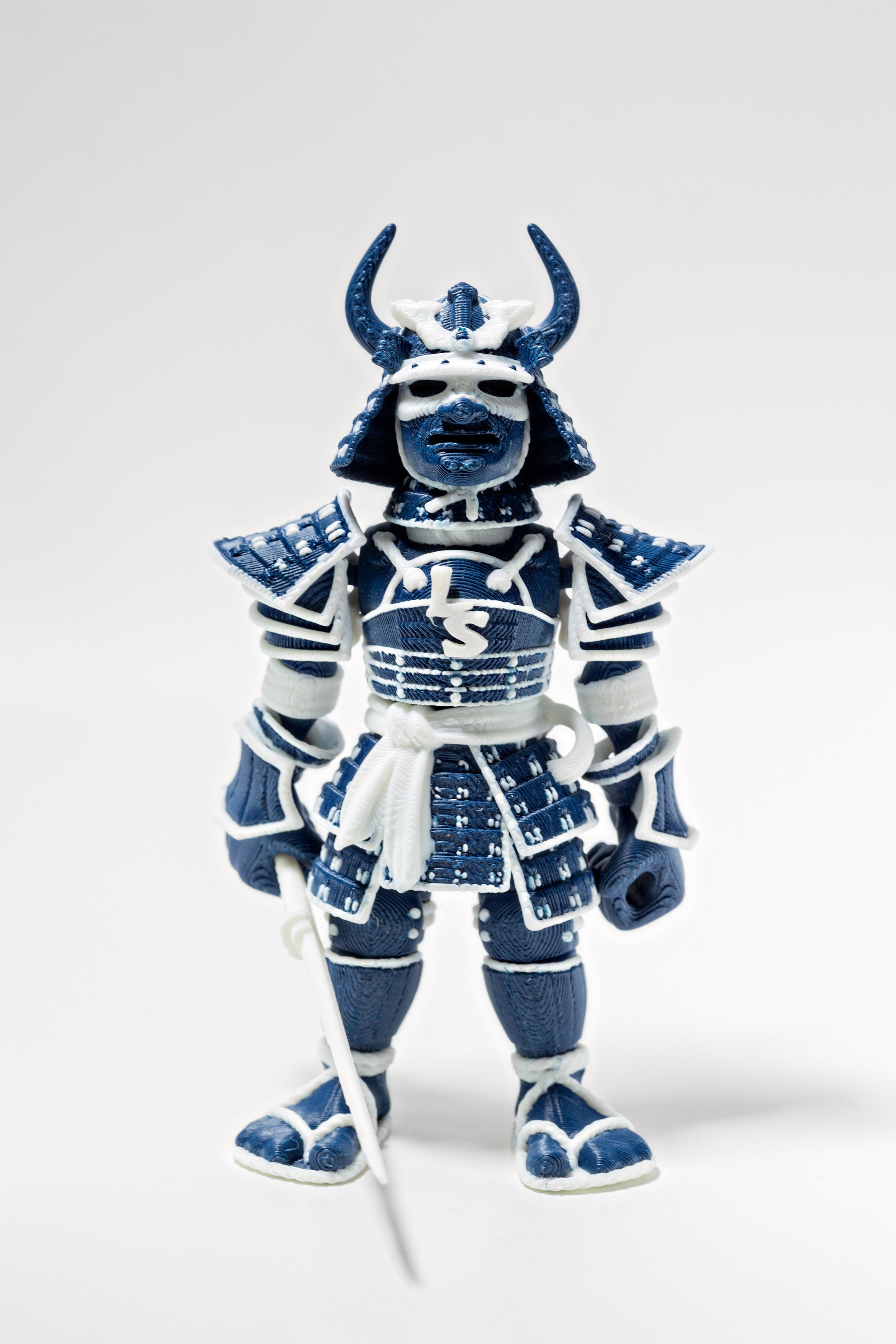 3D Flexi Samurai Figurine - Customize - 6 inches tall