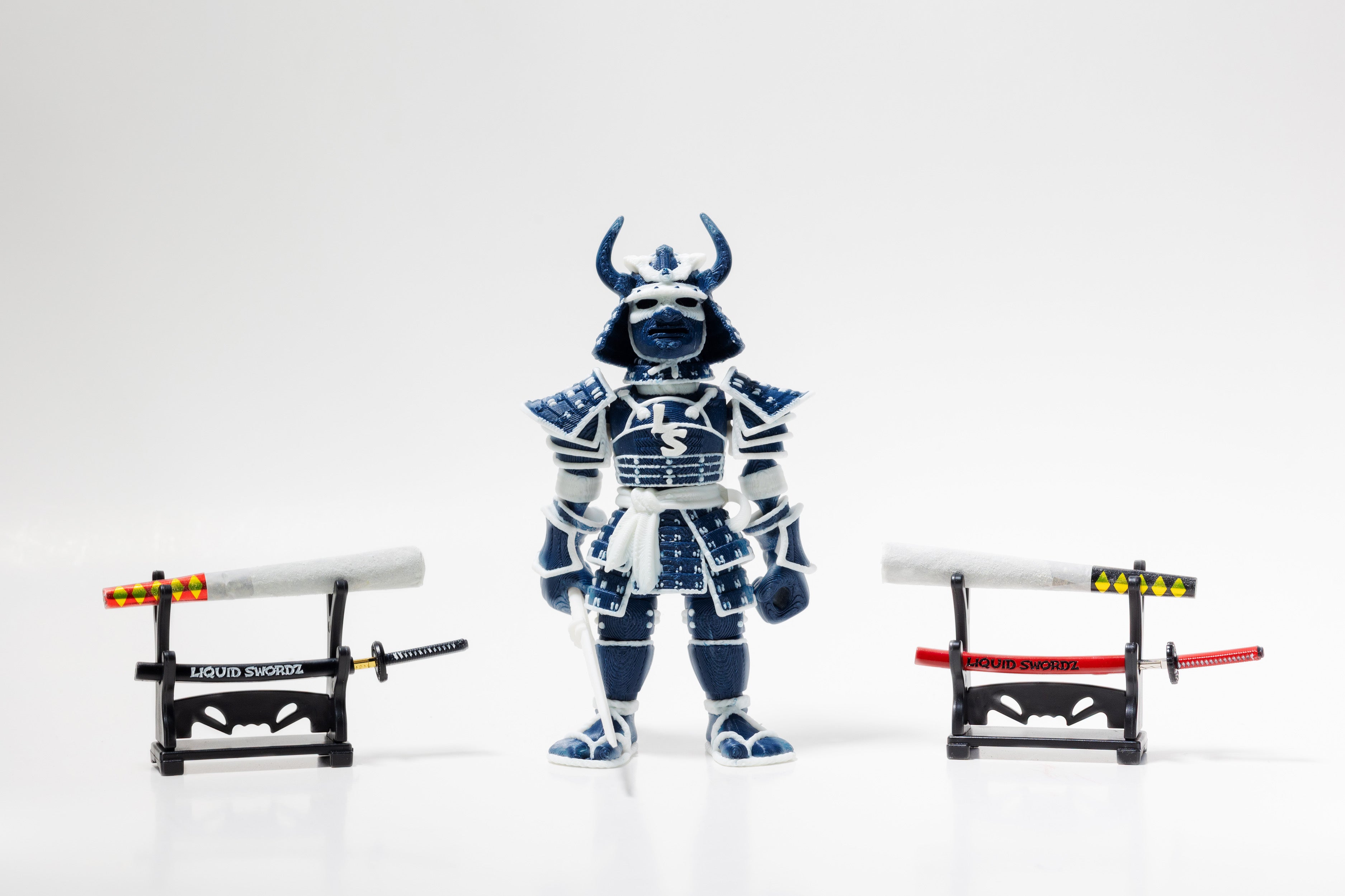 3D Flexi Samurai Figurine - Customize - 6 inches tall