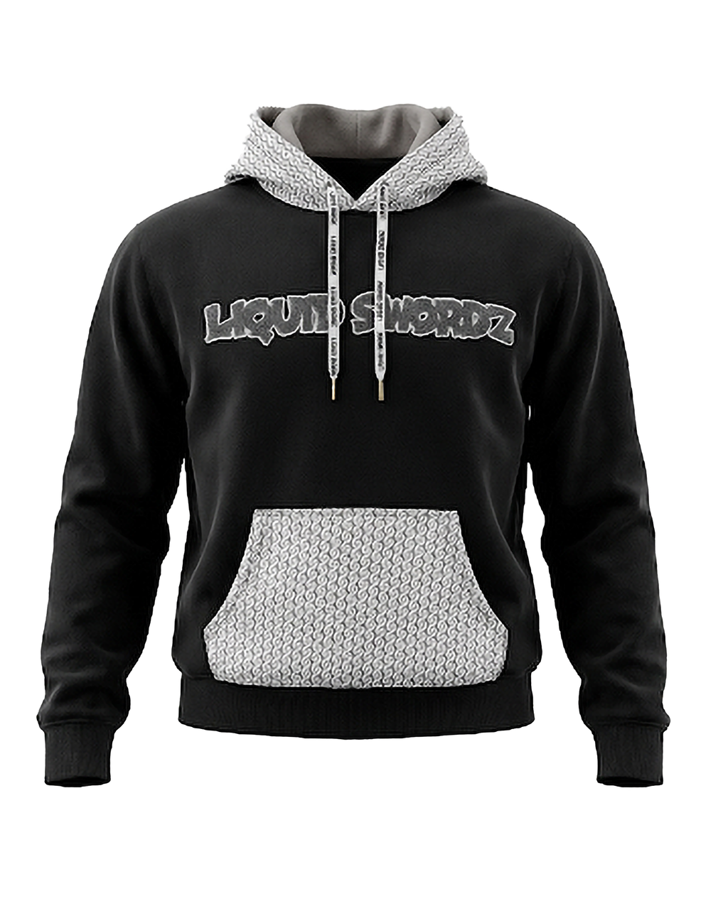 Liquid Swordz Heavyweight Monogram Hoodie
