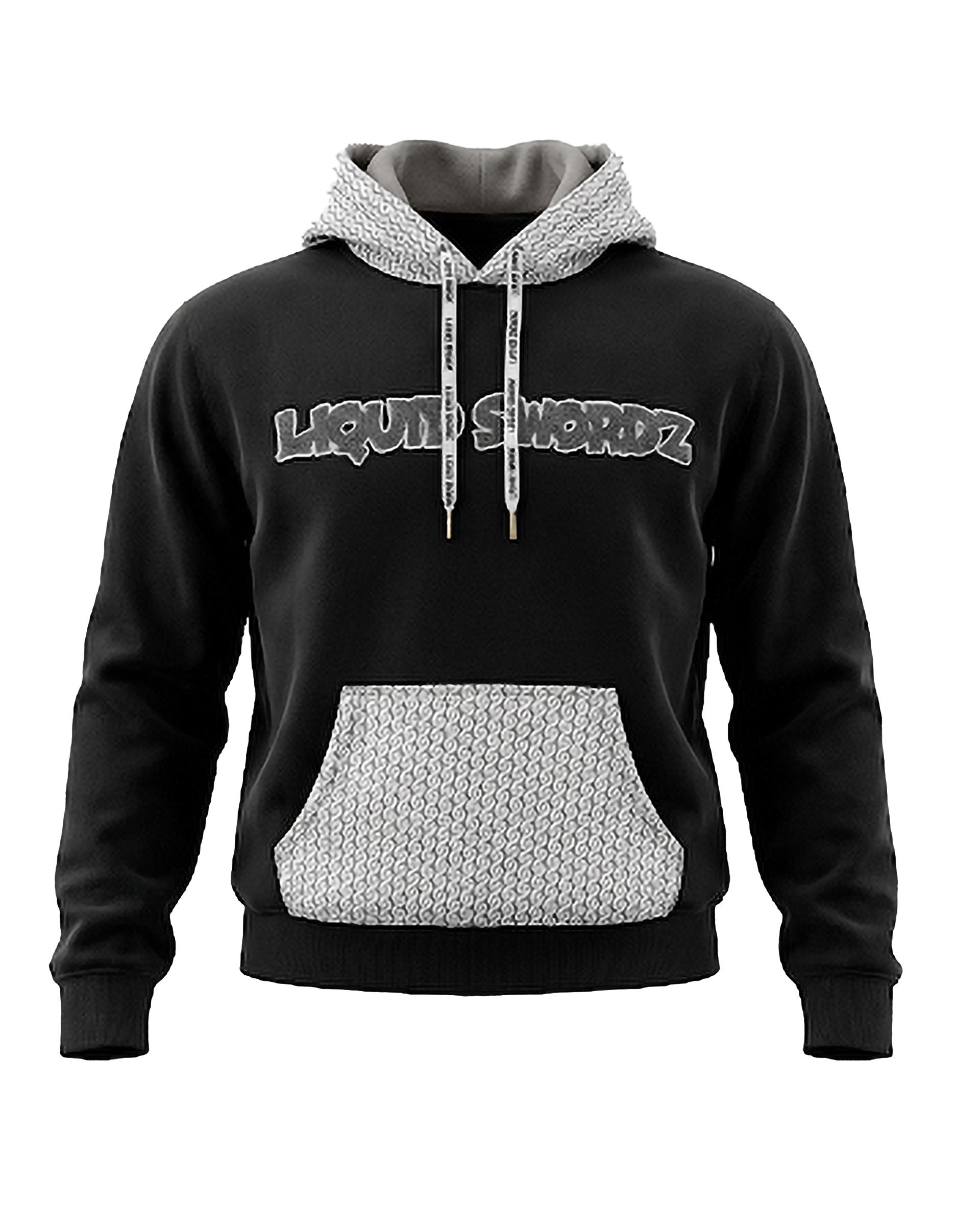 Liquid Swordz Heavyweight Monogram Hoodie