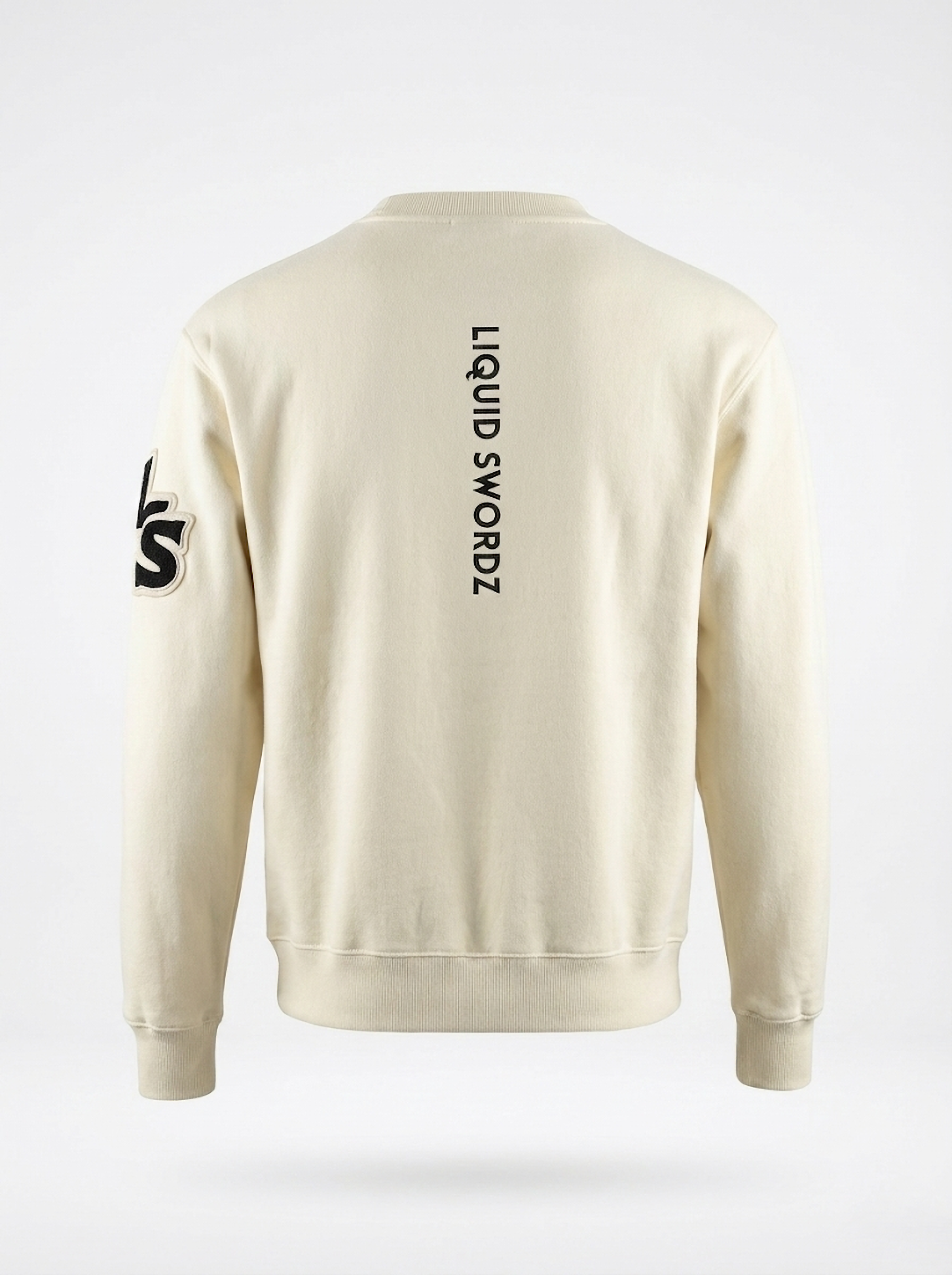 Liquid Swordz Premium Cream Crewneck Sweater