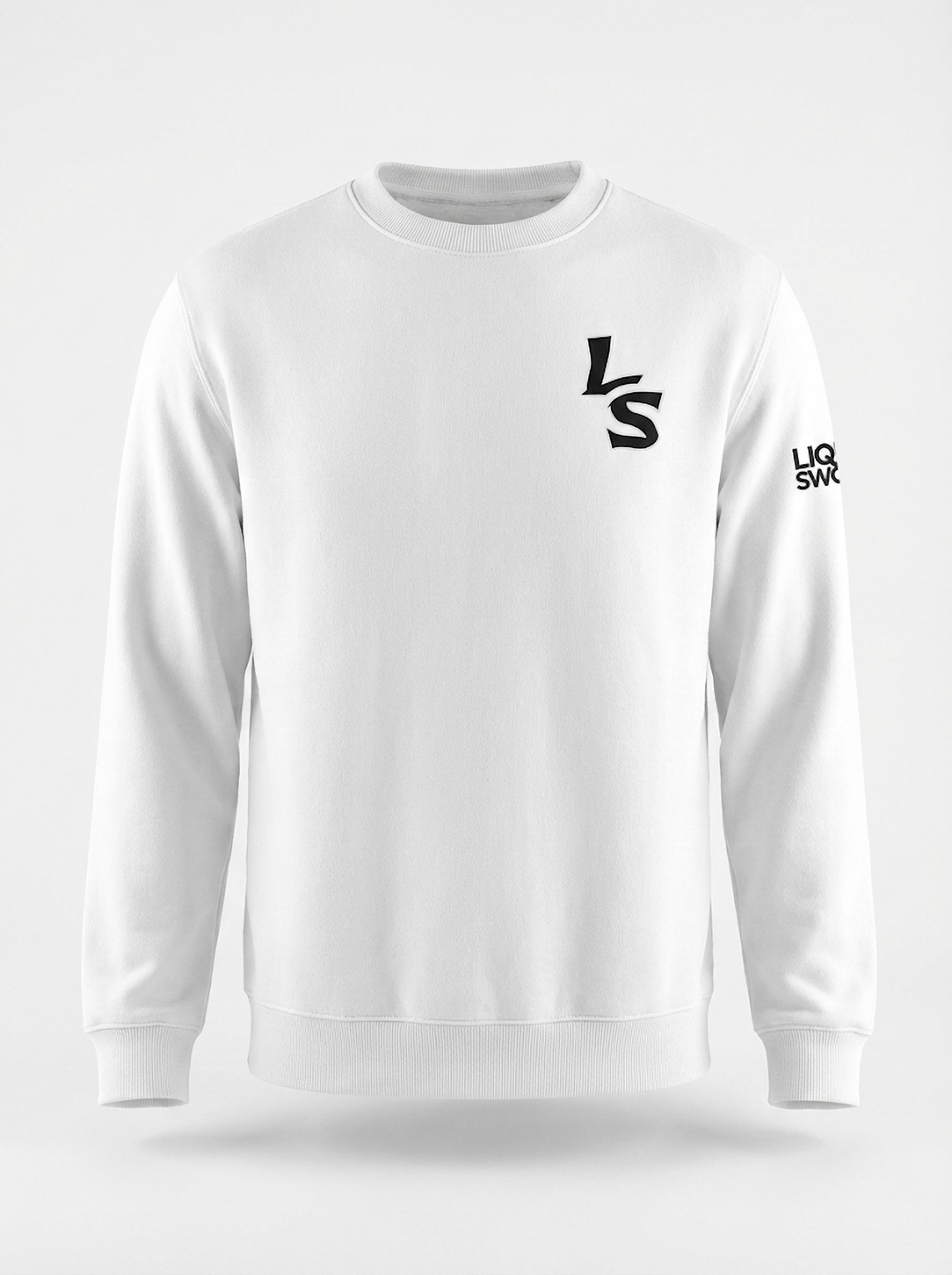 Liquid Swordz Heavyweight Short Logo Crewneck Sweater