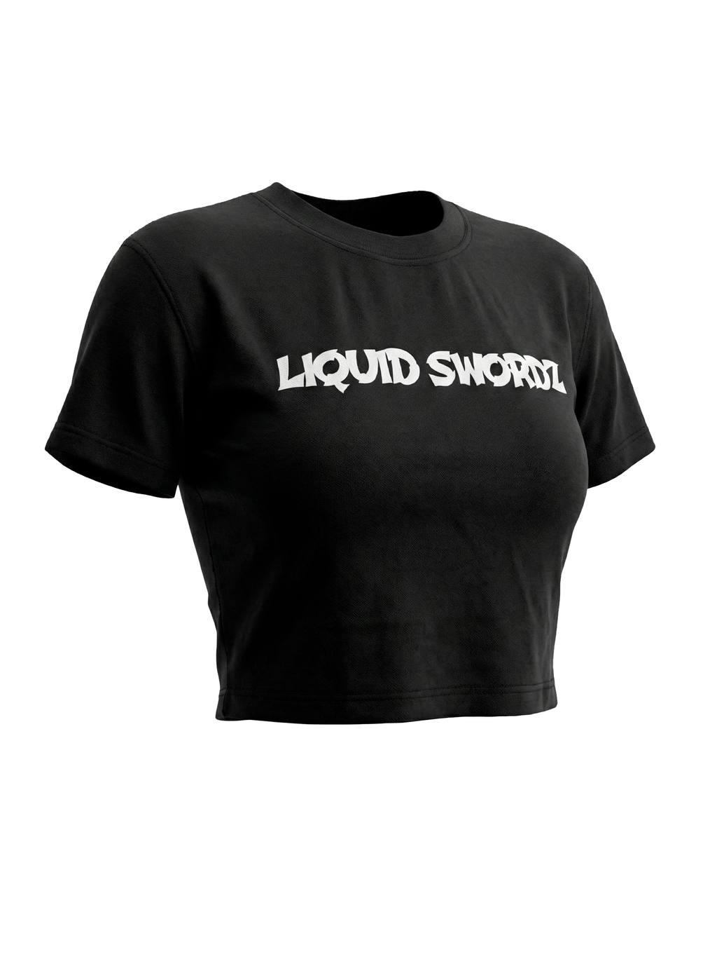 Liquid Swordz Women's Crop Top Dri-Fit Athletic Tee